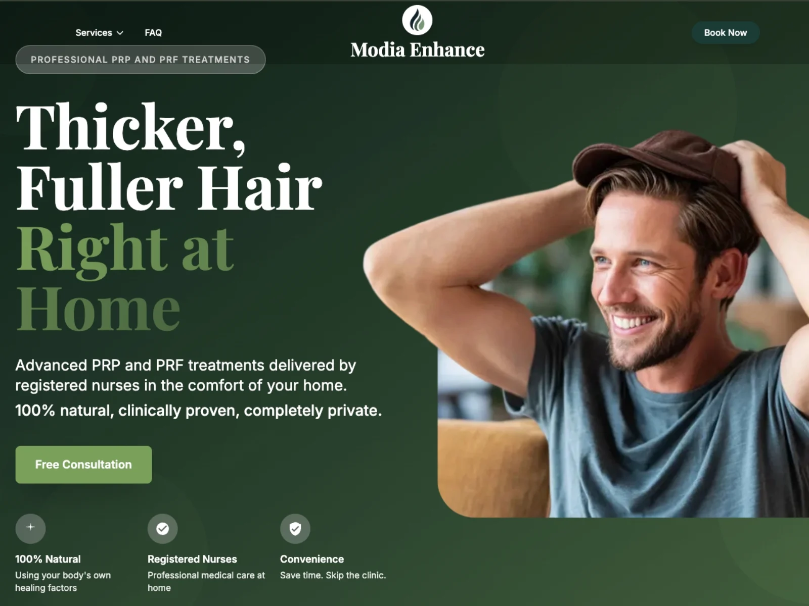 Modia Enhance website case study